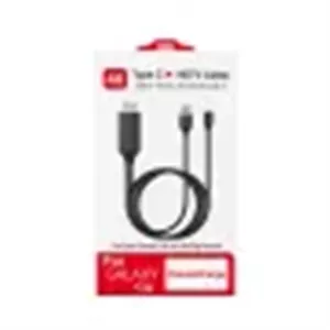 کابل تبدیل Type-C به HDMI با تغذیه USB-A کیفیت 4K