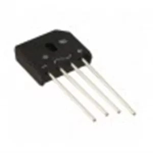 پل دیود 4A-1000V تخت شانه ای KBP410