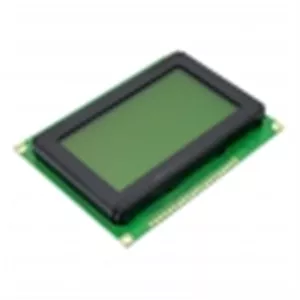 نمایشگر GLCD 64x128 گرافیکی بک لایت سبز با درایور KS108 فریم بزرگ
