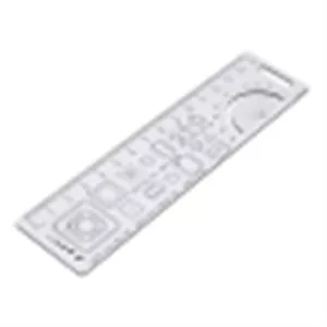 خط کش PCB پکیج های قطعات الکترونیک 15 سانتی متری