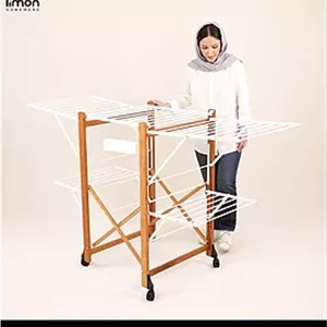 بندرخت چوبی لیمون کد 235910