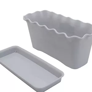 گلدان ساحل مستطیل شماره (2) کد 165235 لیمون