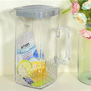 پارچ 4 گوش کریستالی ( الوان ) کد 181635 لیمون