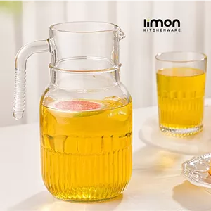 پارچ شیشه ای شیار دار ليتر 1/5 کد 229900 لیمون