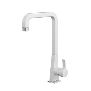 شیر ظرفشویی کسری مدل فیروزه (فیورنزو) سفید کروم