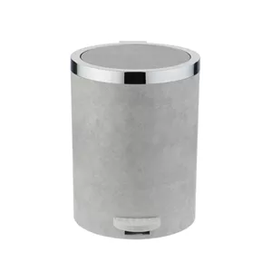 سرویس 5 پارچه هارمونی مدل روشا طرح بتن طوسی کروم