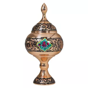 شکلات خوری ترکیبی الماس تراش و مس و پرداز سبز آبی سایز 30 - اصفهان 