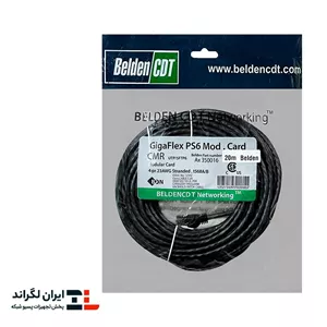 پچ کورد بلدن (کابل لن) Cat6 UTP بدون شیلد روکش PVC در 8 رنگ 20 متری