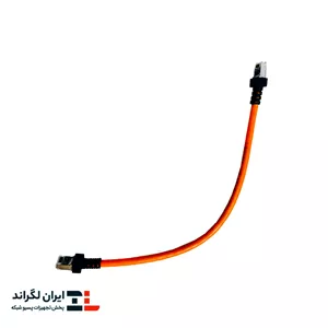 پچ کورد نگزنس (کابل لن) Cat6 SFTP شیلد دار روکش PVC نارنجی 30 سانتی متری (0.3m)
