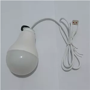 لامپ مسافرتی 5 وات با کابل USB (فروش عمده و تکی)