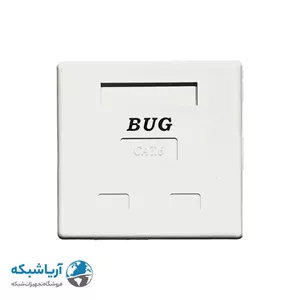 کیستون باکس باگ دو پورت Cat6 UTP