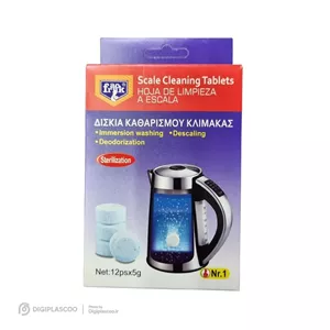 قرص جرم‌گیر کتری و چای‌ساز کواکوا بسته ۱۲ عددی (Kuakua)
