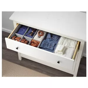 دراور سفید سه کشویی ایکیا HEMNES