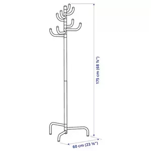 استند لباس ایکیا BONDSKARET سیاه
