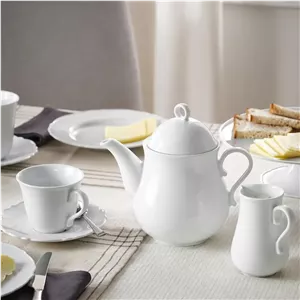 قوری ایکیا UPPLAGA سفید، حجم ۱.۲ لیتر