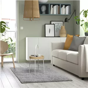 فرش ایکیا مدل ARENDE با پرز بلند، رنگ خاکستری، ابعاد ۱۲۰×۱۸۰ سانتی‌متر