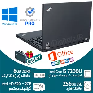 لپ تاپ Core i5 نسل هفت Lenovo L570 رم 8 و SSD 256