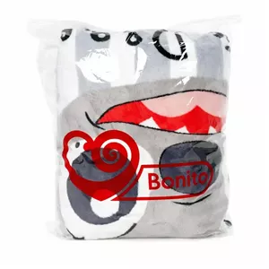 پتو تن پوش بزرگسال طرح لویجی(آبی روشن)