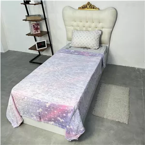 پتو مسافرتی شبنما ۱نفره سنگین برند bonito کد۲(پروانه رنگی)