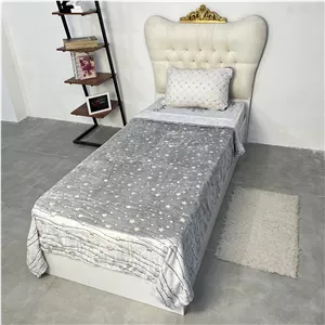 پتو مسافرتی شبنما ۱نفره سنگین برند bonito کد۶(جغد طوسی)