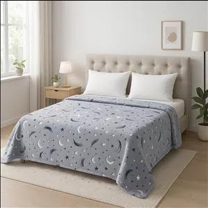 پتو مسافرتی مدل شبنما۲نفره برند Sky کد ۱۹(طرح قلبی)