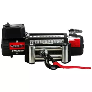 وینچ خودرویی 12500 پوند سیم بکسلی تی مکس (T- Max) سری (Muscle Lift) - 12 ولت