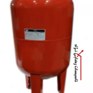 منبع برند کاریز تحت فشار 100 لیتری (بدون درجه) 10 بار _ 24 ماه گارانتی بدنه و فلنچ _ تیوپ سفا ایتالیا _ داخل رنگ اپوکسی