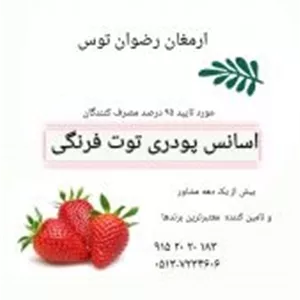 اسانس پودری توت فرنگی پودری