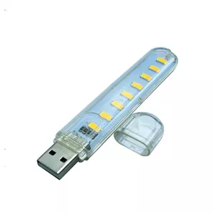 چراغ مطالعه usb دوطرف نور