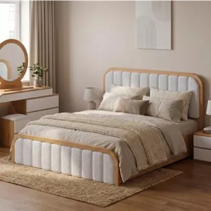 سرویس خواب دو نفره مدرن چوبی دنیا