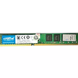 رم دسکتاپ 4گیگ DDR3 کرووشیال 1600 RAM CRUCIAL DDR3 1600MHz 4GB کارکرده