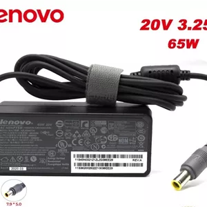 شارژر لپ تاپ لنوو Lenovo 20V-3.25A سرکانکتور 5.5*7.9 اورجینال