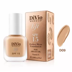 کرم پودر دیویو D09 مدل Lift Perfect Wear با SPF 15 و حجم 45 میلی‌لیتر