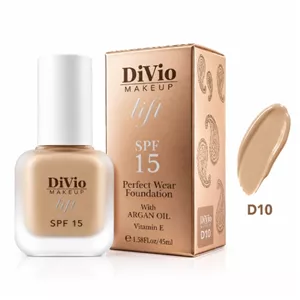 کرم پودر دیویو D10 مدل Lift Perfect Wear با SPF 15 و حجم 45 میلی‌لیتر