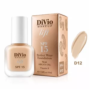 کرم پودر دیویو D12 مدل Lift Perfect Wear با SPF 15 و حجم 45 میلی‌لیتر
