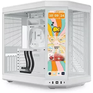 کیس کامپیوتر هایت Y70 Touch Infinite Mid Tower سفید یخی