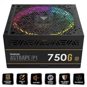 منبع تغذیه کامپیوتر گیم دیاس مدل Gamdias Astrape P1-750G کارکرده