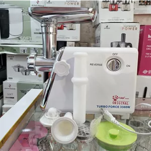 چرخ گوشت توربو ۳۳۰۰ وات فوما ژاپن مدل Fu-1925 رنگ سفید