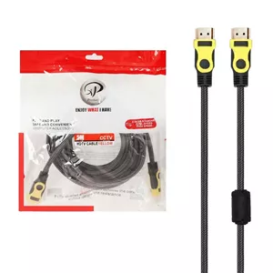 کابل 10 متری XP HDMI مدل CCTV - خاکستری - RYL