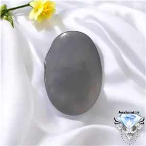 نگین انگشتر عقیق کبود ابری یمنی طبیعی | Y034