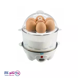 تخم مرغ پز دو طبقه سایا مدل Egg Morning سفید