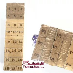 بازی فکری برج هیجان چوبی مدل JENGA