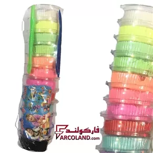 خمیر بازی سوپر کلی سبک 12 رنگ شاکو Super light clay shaco
