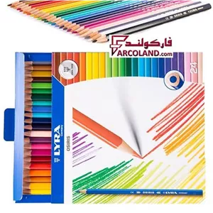 مداد رنگی 24 رنگ لیرا اصل آلمان مدل 2521240جعبه مقواییLyra colour pencil Osiris