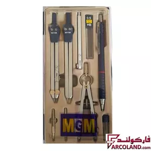 ست پرگار مهندسی ام جی ام 9 تکه مدل MGM