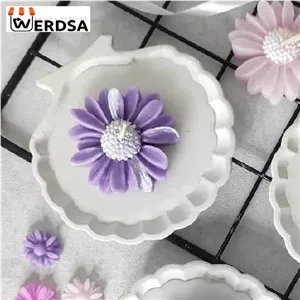 شات شمع سنگ مصنوعی شمع بابونه