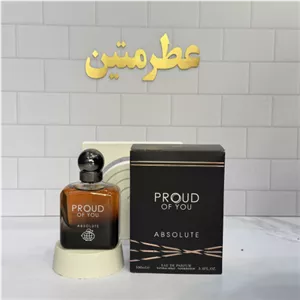 عطر ادوپرفیوم مردانه پرود آف یو ابسولوت شرکت فراگرنس حجم ۱۰۰ میل
