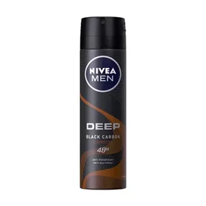 اسپری دئودرانت بدن مردانه 150 میل deep black carbon espresso نیوآ NIVEA
