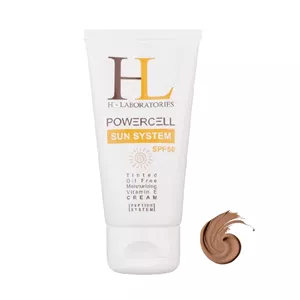 کرم ضد آفتاب رنگی SPF50  اچ ال HLtest