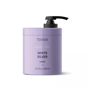 ماسک تازه کننده رنگ بنفش Teknia مدل white silver حجم 1000 میل لاکمه LAKME
